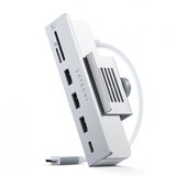 Satechi USB-C Clamp Hub iMac 24" 2021 , 1x USB-C up to 5 Gbps,3x USB-A 3.0 up to 5 Gbps, inc. Apple S.Drive Micro, SD, Srebrni | Eponuda.com