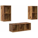 Set TV komoda 3 kom. Staro drvo Konstruirano drvo | Shoptok.si