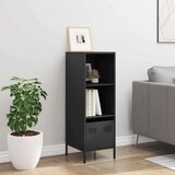 vidaXL Visoka omara črna 35x39x103,5 cm jeklo | Shoptok.si