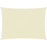 vidaXL Senčno jadro oksford blago pravokotno 3,5x5 m krem | Shoptok.si