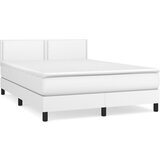  The Living Store Box spring postelja z vzmetnico bel 140x190 cm umetno usnje - Box Spring Postelja, (21455915) | Shoptok.si