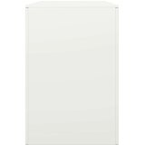 vidaXL Stalak za drva za ogrjev bijeli 100x40x60 cm čelični | shoptok.hr