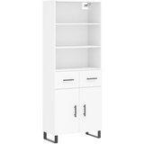 Maison Chic Visoka omara - Komoda - Predalnik bela 69,5x34x180 cm inženirski les, (21720201) | Shoptok.si