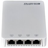 Ruijie RG-AP130-W dual band ap, 802.11a/ac/b/g/n 1167Mb/s, 2x2 mimo 3.5dBi omni antena, do 240 klijenata, fat/fit mod, qos, 4xGE + 1xGE up-link + 1xVoice/PoE passthrought, IP41 kućište oblika nazidne utičnice, poe+