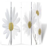 vidaXL Sklopiva sobna pregrada s uzorkom cvijeća 160 x 170 cm Cijene