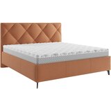Boxxx OBLAZINJENA POSTELJA 160 cm x 200 cm , tekstil opečnato rjava Cene