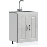 vidaXL Osnovna omarica za umivalnik Kalmar betonsko siv 60x46x81,5 cm Cene