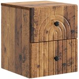  Noćni ormarić za montažu na zid Staro drvo 33 x 34,5 x 40 cm | shoptok.hr