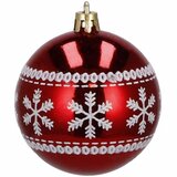  Kuglice za božićno drvce 7 cm 30 kom. crvene | shoptok.hr