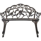 vidaXL Bistro klupa 100 cm brončana od lijevanog aluminija | shoptok.hr