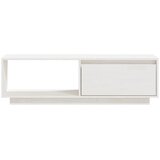 TV ormarić bijeli 110 x 30 x 33,5 cm od masivne borovine | Eponuda.com