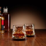  Vrtljivi kozarci za whisky z lesenimi podstavki (2 kosa) | Shoptok.si