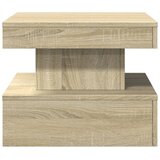 Ormarić za uzglavlje LED boja hrasta sonome 50x50x40 cm | shoptok.hr