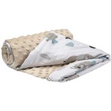 Medi Partners Blanket 75x100 cotton + minky – Zoo + beige Minky Cijene