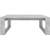  Stolić za kavu siva boja betona 100x100x35 cm konstruirano drvo | Shoptok.si