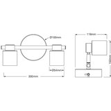 Osram PRIMAL bela spot lampa 2xGU10 | ePonuda.com