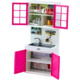 Mini kuhinja za lutke sa zvučnim i svjetlosnim efektima 35 cm- bijelo/roza | shoptok.hr