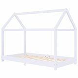 vidaXL Otroški posteljni okvir bel iz trdne borovine 80x160 cm, (20650835) | Shoptok.si