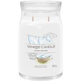 Yankee Candle Clean Cotton mirisna svijeća Signature 567 g | shoptok.hr