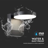  Spoljašnje zidno fleksibilno LED svetilo 17W/230V IP65 3000K crno | Eponuda.com