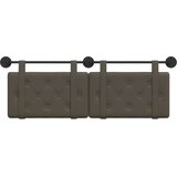  Držeće uzglavlje Zidne Sivi 150 x 55 x 5 cm Lažna koža - Sivi 140 cm bez LED | shoptok.hr
