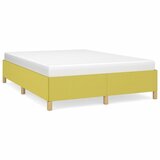 vidaXL Posteljni okvir zelen 140x190 cm blago, (20906136) Cene