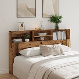  Uzglavni ormarić staro drvo 180x19x103,5 cm konstruirano drvo | Eponuda.com