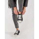 Shelvt Black openwork sneakers | Shoptok.si