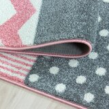 Ben'n'jen OTROŠKA PREPROGA Kids 200/290 cm tkano pink | Shoptok.si