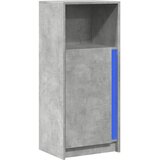  Komoda s LED siva boja betona 42,5x34x100 cm konstruirano drvo | shoptok.hr