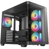 DeepCool Računalniško ohišje CG530U 4F, ATX, Midi-Tower, ARGB, ukrivljeno steklo, črno | Shoptok.si