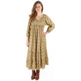 Isla Bonita By Sigris Dolge obleke Dolga Midi Obleka Kostanjeva cene