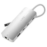 Multiport Hub Pro 8-in-1 HDMI 8K USB-C Power Delivery 140W 10Gbps, Siva, (22119439)