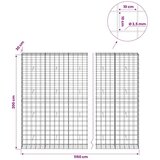  Gabion s žicom debljine 3 5 mm i mrežom 10x10 cm 1150x30x200 cm - 30 cm 200 cm 1150 cm | shoptok.hr