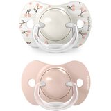 Suavinex Birdies Anatomical Silicone 0-6m duda Pink 2 kos Cene