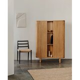 Kave Home omarica v jesenovem dekorju z drsnimi vrati v naravni barvi 110x160x40 cm mailen – | Shoptok.si