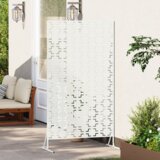 vidaXL metalni panel ograde Bijela Metal Veliki Dekorativni umetci | shoptok.hr