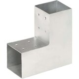 vidaXL spojnici za stupove u l-obliku 4 kom pocinčani metal 81 x 81 mm | shoptok.hr