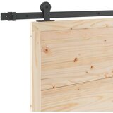  Klizna vrata 80 x 208 cm Masivna borovina Prirodna | shoptok.hr