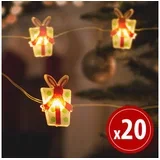 LED lanac 20xLED/2xAA 2,2m topla bela
