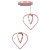 VISILICA Rožnata kovinska LED viseča svetilka ø 20 cm Sevinc – Cene