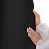 Restilo zasłona CARLI kolor czarny gładki styl klasyczny troczki 25x1,5cm materiał oxford 140x250 | shoptok.hr