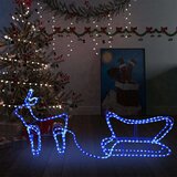  Božićni sob i sanjke vanjski s 252 LED žarulje | shoptok.hr