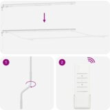 vidaXL Avtomatska retraktibilna tenda Bela 500x300 cm | Shoptok.si