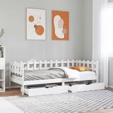  Dnevni krevet s ladicama bez madraca 80x200 cm masivno drvo | shoptok.hr