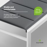 Blumfeldt Renazzo Lounge ležalnik | 120 kg nosilnost | 5-stopenjski | vodoodporen | Shoptok.si