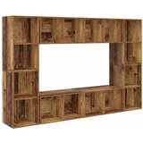  Set TV komoda 4 pcs Smeđa 37 x 37 x 142,5 cm Konstruirano drvo | shoptok.hr