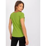 BASIC Feel Good T-shirt-RV-TS-4832.42P-light green | shoptok.hr