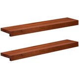  Prozorske klupice 2 kom. Smeđa 70 x 20 x 2 cm Čvrsto drvo bukve | shoptok.hr