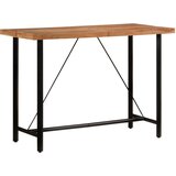 vidaXL Barska miza 150x70x107 cm trden akacijev les in železo | Shoptok.si